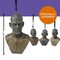 31/2" Universal Classic Monsters Curse of the Mummy Mini Bust Collectible Ornament